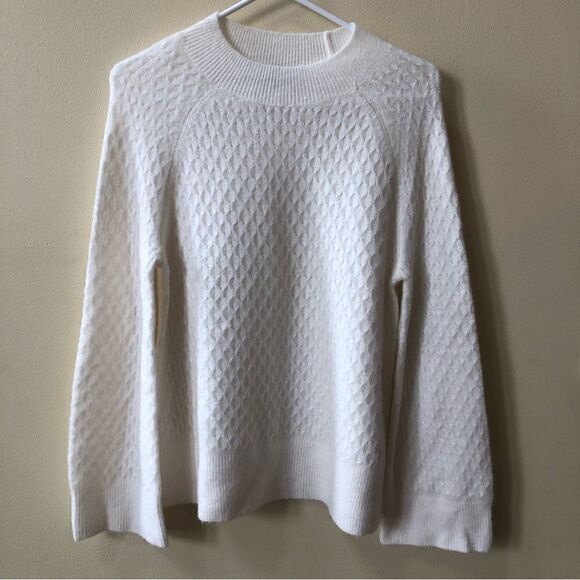 Loft Stitchy Flare Sleeve Sweater - Picture 2 of 5